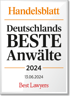 Handelsblatt-Ranking - Deutschlands beste Anwälte 2024